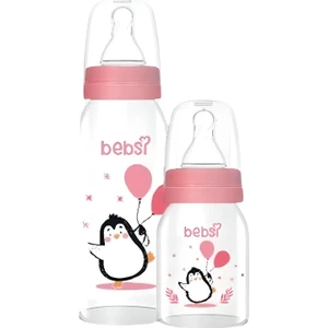 Wee Baby Bebsi Cam Biberon Seti Pembe 250 ml +125 ml
