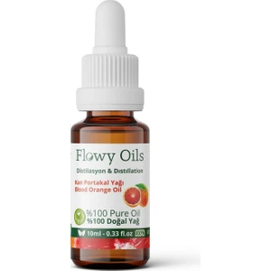 Flowy Oils Kan Portakalı Yağı %100 Doğal Bitkisel Uçucu Yağ Blood Orange Oil 10ML