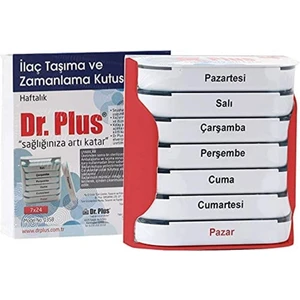 Dr. Plus Ilaç Saklama Kutusu Haftalık 7 x 24