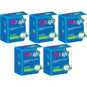 Flexi Life Fle x i Life Hasta Alt Açma Yatak Koruyucu Örtü 60*90 cm  Klasik 150 Adet (5pk*30)