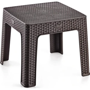 Monoblok Rattan Sehpa | Bahçe & Balkon & Şezlong Sehpası