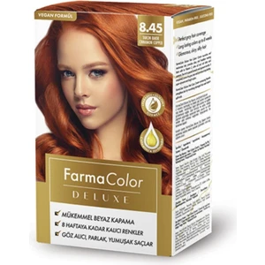 Farmacolor Deluxe Saç Boyası Tarçın Bakır 8.45