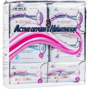 Airiz Hijyenik Kadın Pedi 6'lı Paket 98 Adet (60 Günlük 30 Gündüz 8 Gece)