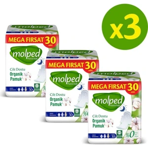 Pure&soft Hijyenik Ped Gece Süper Mega Paket 90 Adet