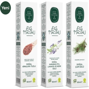 Eyüp Sabri Tuncer Diş Macunu 3 Lü Set, 90ML