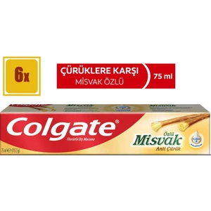 Diş Macunu Misvak 75 ml 6 Adet Colgate Misvak