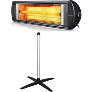 Luxell Ecoray 2300 W Ayaklı Infrared Isıtıcı Siyah Ufo Ayaklı Elektrikli Isıtıcı Kumtel 2300 Ecoray Ayaklı
