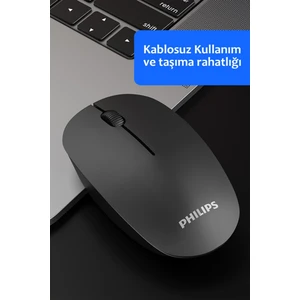 SPK7221 Kablosuz Optik Mouse 2.4ghz 1600DPI Siyah