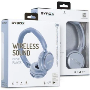 Kablosuz Bluetooth Kulaklık S16 Mavi