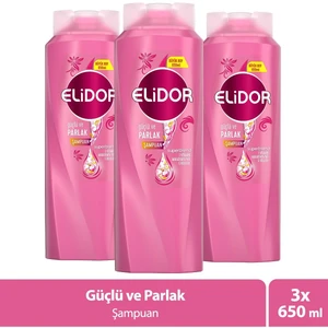 Superblend Saç Bakım Şampuanı Güçlü ve Parlak E Vitamini Makademya Yağı  650 ml X3