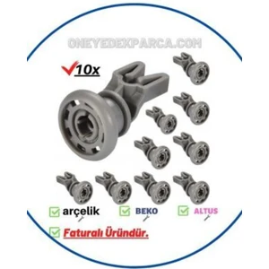 D1 3001 Bulaşık Makinesi Ray Tekeri Üst Sepet Tekerleği Takımı