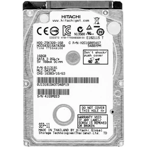 Hıtachı Oem Dahili HDD Notebook 160 GB W-7009-NEOS 2.5'' Harddisk 000,002
