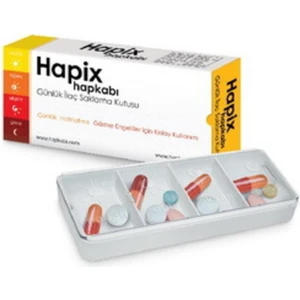 EC Shop Hapi x  Hap Kabı Günlük Ilaç Saklama Kutusu