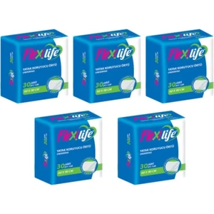 Flexi Life Fle x i Life Fle x ilife Hasta Altı Bezi Yatak Koruyucu 60 x 90 cm  30 Lu 5 Paket