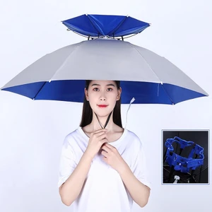 Yue Store 2 Katmanlı Açık Şapka Gümüş (Kauçuk Kol) Şemsiye (Yurt Dışından)