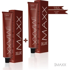 Maxx Deluxe 7.65 Lal Kızılı 2'li Krem Tüp Boya