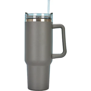 YY Store 40 Oz Saman Su Bardağı 304 Paslanmaz Çelik Isı Yalıtım Su Kulplu Bardak (Yurt Dışından)