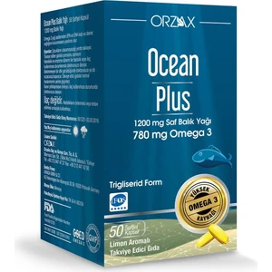 Ocean Ocean Plus 1200 Mg Saf Balık Yağı Omega3 50 Kapsül