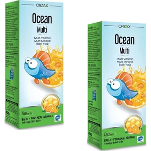 Ocean Multi Omega 3 Bal Ilaveli 150 ml 2 Adet