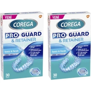 Proguard & Retainer Diş Apartı Temizleyici Tablet 60'lı Corega Pro