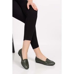 Kadın  Loafer Babet ANL.6184 - Haki - 40