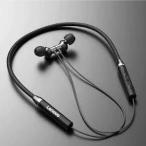 Siyah HE05 Bluetooth 5.0 Kablosuz Stereo Spor Manyetik Kulaklik Su Geçirmez Kulaklik LENOVO6478