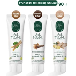 Eyüp Sabri Tuncer Diş Macunu Misvak, Karanfil ve Zencefil 90 ml