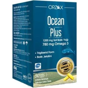 Ocean Ocean Plus Saf Balık Yağı 1200 Mg 50 Kapsül
