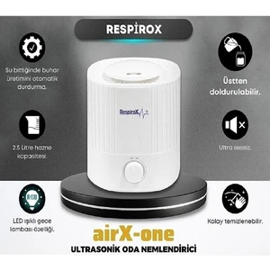 X-One Ultrasonik Oda Nemlendirici (Led Işıklı Oda Lambası - 7 Renk)