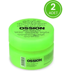 Ossion Matte Styling Wax Yeşil 100 Ml X 2 Adet