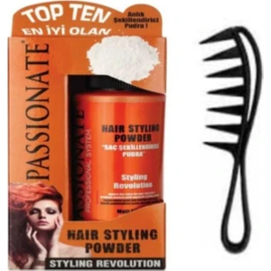 Pudra Wax 20 Gr + Profesyonel Karbon Şekil Tarak Set