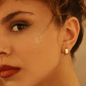 Dkmn Silver Minimalist Daire Küpe 925 Ayar Unisex Gümüş Küpe