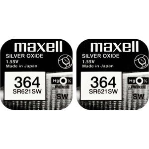 364 SR621SW 1.55V Saat Pili 2 Adet %100 Orijinal
