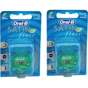 Diş İpi Satin Floss 2 Adet Mint Aromalı Yumuşak Doku 25 m Uzunluk
