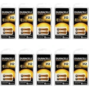 Duracel 312 Numara Kulaklık Pili 6X10(60 Adet)