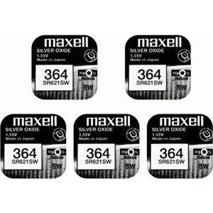 364 SR621SW Saat Pili 1.55V 5 Adet Orjinal