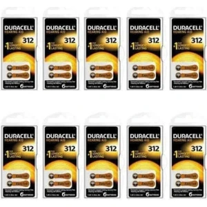 Duracel 312 Numara Kulaklık Pili 6X10(60 Adet)