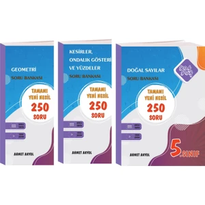 Yokyok Yayınları 5. Sınıf Matematik 3 Kitap(Tam Set)