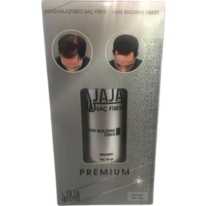 Premium Saç Dolgunlaştıran Kahve Saç Tozu Beyaz Kapatıcı Topik Jaja Brown Yoğun Keratinli Topic 50GR