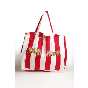 KENPAZAR İreyun Kadın Kanvas 2 Cepli Günlük Renkli Plaj Omuz Çantası