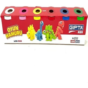 Gıptakıds Oyun Hamuru  6X120 gr 6 Renk