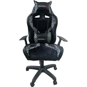 Oyuncu Koltuğu Icon Siyah Beyaz Renk
