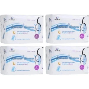 Airiz Hijyenik Kadın Pedi 8'Li Gece 4’Lü Set