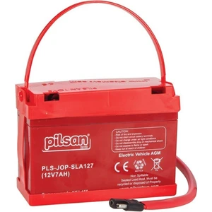12 Volt 7 Amper Akü Uzun Kablo
