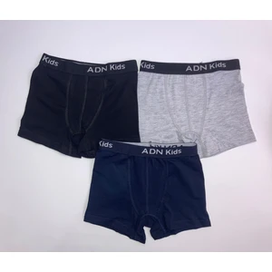 Adn Underwear 3'lü Erkek Çocuk Boxer, Iç Çamaşırı, Külot, Mayo