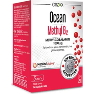Ocean 1000 Mg Methyl Cobalamin B12 Sprey 5 ml