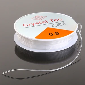 Crystal Tec Şeffaf Lastikli 0.8 mm Misina Ip