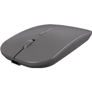 LE101 Hibrit Bluetooth & Wireless Şarj Edilebilir Kablosuz Mouse - Koyu Gri