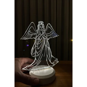 By Lamp Kanatlı Melek Figürlü Led Masa Lambası