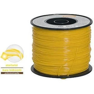 Spring Garden Motorlu Tırpan Misinası 3,3 mm Kare Bükümlü Rulo 200 mt (Diken, Ot, Çimen Kesme)